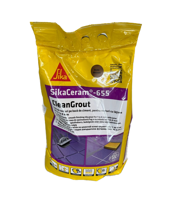 SikaCeram 655 CleanGrout-Dark brown-5kg