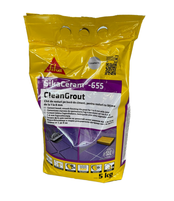 SikaCeram 655 CleanGrout-Graphite-5 kg