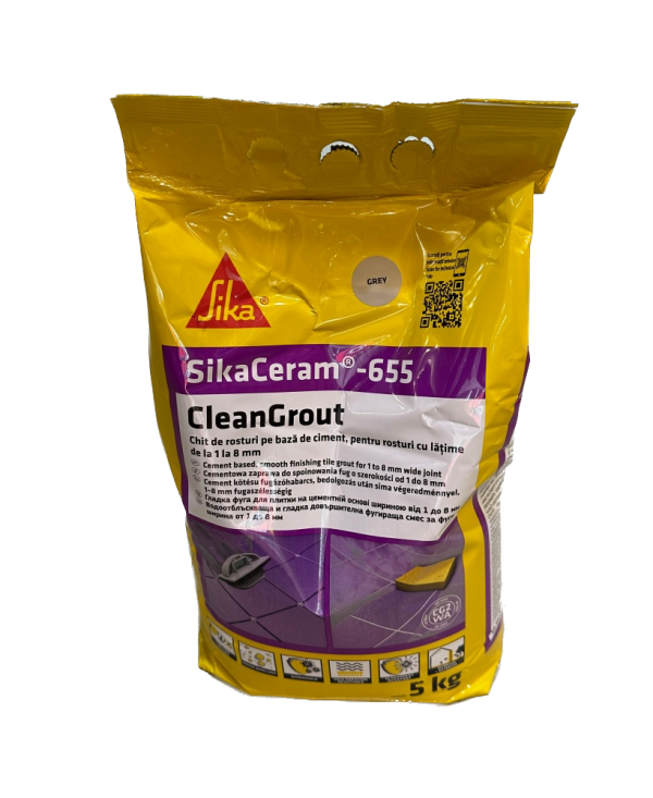 SikaCeram 655 CleanGrout-Grey-5 kg