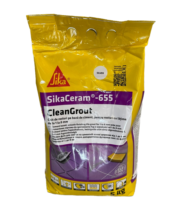 SikaCeram 655 CleanGrout-Silver-5 kg