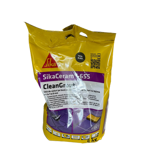 SikaCeram 655 CleanGrout-Total black-5 kg