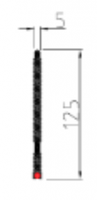 Sika Waterbar PVC-P KAB 125 -25m+50 cleme