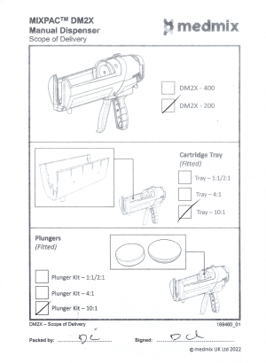 Pistol DM2X-200-10-52-01